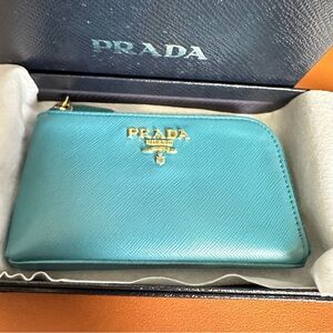 Prada Key Zip Pouch Made in Italy Authentic